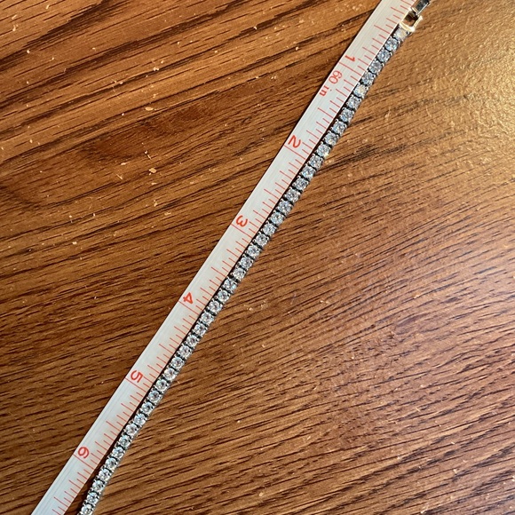 Hand Crafted Silver Crystal Bracelet - Picture 3 of 4